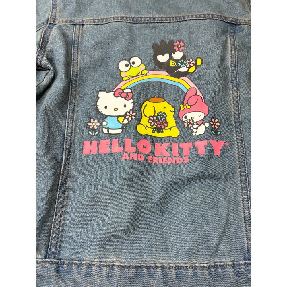 Sanrio Hello Kitty and Friends Denim Jean Jacket Girls Size L - Picture 4 of 7